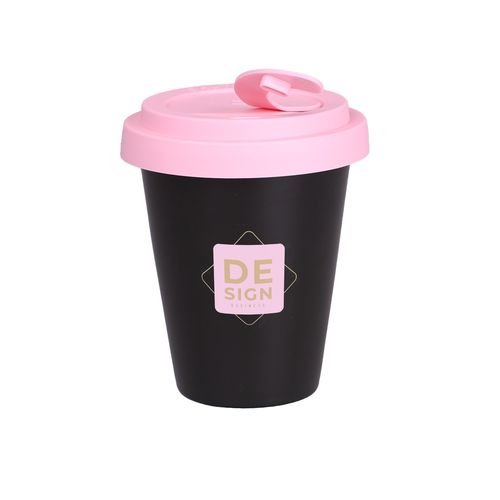 Beker Freedom Small Lock 200ml satijnzwart/roze