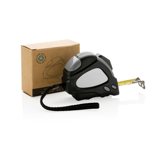 Flexómetro auto stop RCS plástico reciclado 5M/19mm Flexómetro auto stop RCS plástico reciclado 5M/19mm