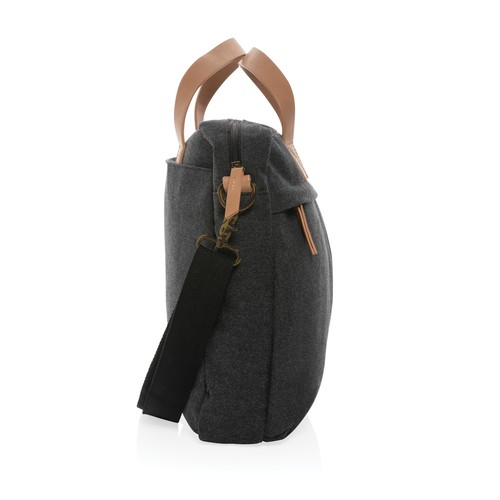 Impact AWARE™ 16 oz. recycled canvas laptoptas Impact AWARE™ 16 oz. recycled canvas laptoptas