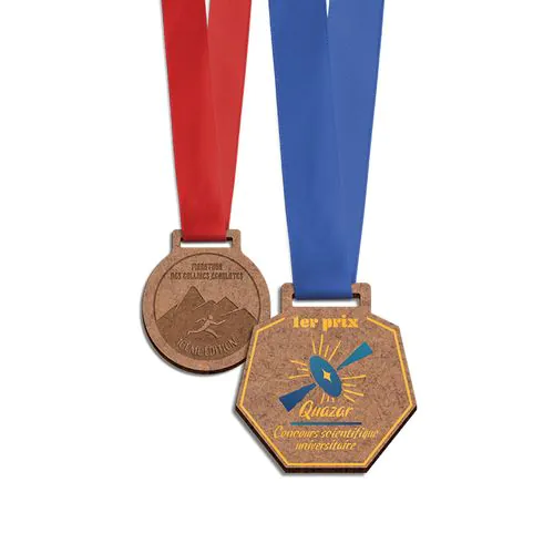 3MM THICK AND 30CMv MAX MDF MEDAL WITH SATIN CORD 3MM THICK AND 30CMv MAX MDF MEDAL WITH SATIN CORD