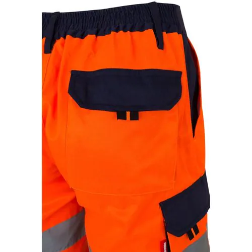 VL HADES. Bermuda bicolore multi-poches (210g/m²), en coton (20%) et polyester (80%) VL HADES. Bermuda bicolore multi-poches (210g/m²), en coton (20%) et polyester (80%)
