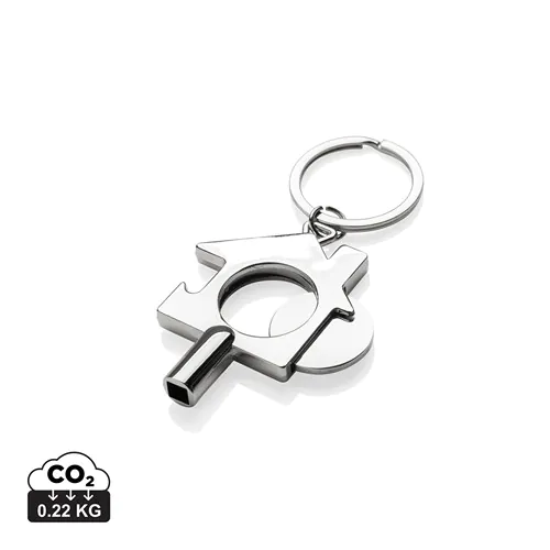 RCS recycled zinc alloy 3 in 1 keychain RCS recycled zinc alloy 3 in 1 keychain