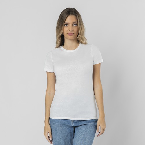 Wit Dames T-Shirt Epika Wit Dames T-Shirt Epika