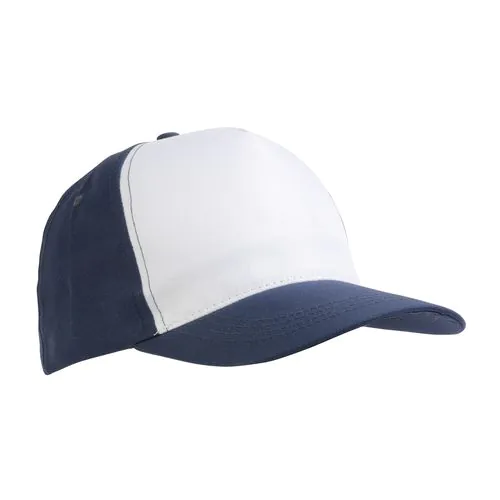 Polyester Hat, 5 panels, with adjustable velcro strap