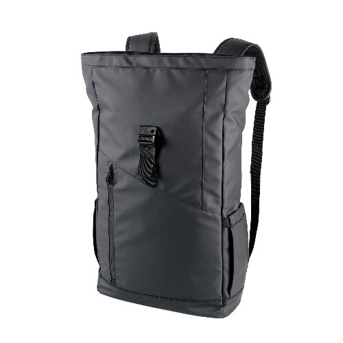 Troika Black Roll Top Backpack TROIKA BLACK ROLL TOP Troika Black Roll Top Backpack TROIKA BLACK ROLL TOP