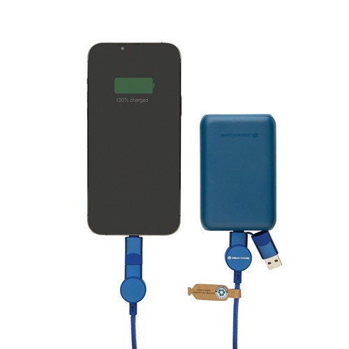 Oakland 1.2meter RCS rplastic 6-in-1 fast charging 45W kabel Oakland 1.2meter RCS rplastic 6-in-1 fast charging 45W kabel