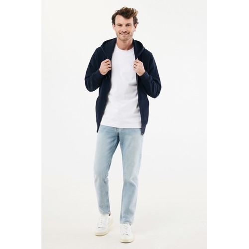 IQONIQ Abisko gerecycled katoen hoodie met rits