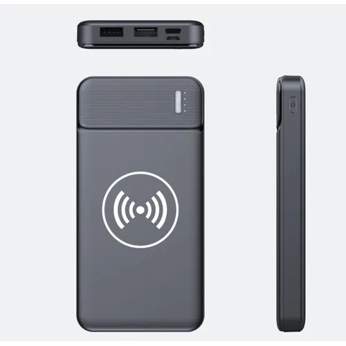 Powerbank PB-103 QI draadloos opladen 5W en 4000 mAh batterij zwart (mat)