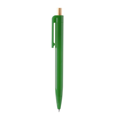 Stylo à bille avec mécanisme à clic, bouton en bam Cássia Stylo à bille avec mécanisme à clic, bouton en bam Cássia