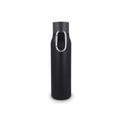 Borraccia termica con moschettone finitura opaca 600 ml