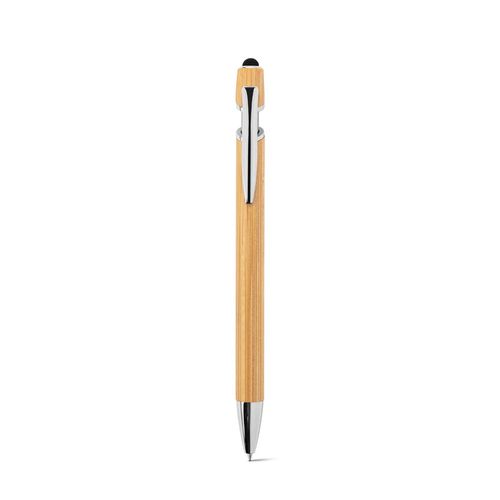 NEIL BAMBOO. Bamboo ballpoint with chrome-plated aluminium details NEIL BAMBOO. Bamboo ballpoint with chrome-plated aluminium details