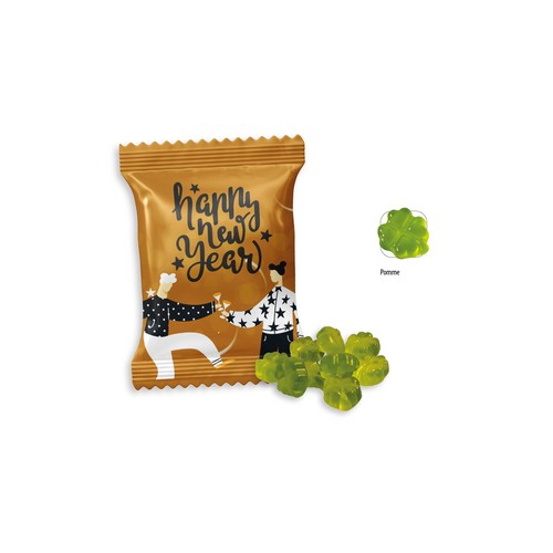 Bonbon Trèfle en sachet promo, Bonbon Trèfle