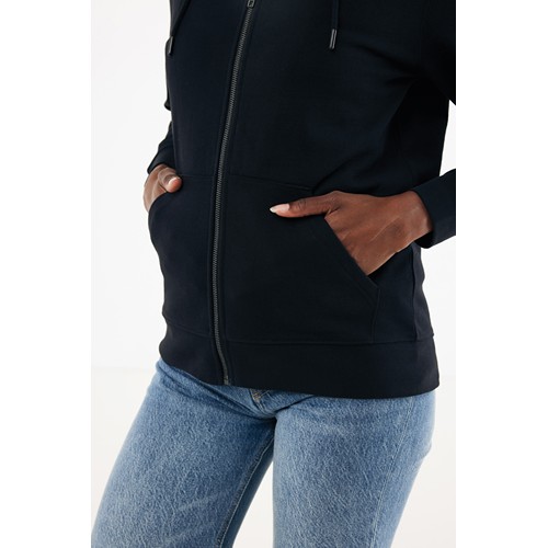 IQONIQ Abisko gerecycled katoen hoodie met rits