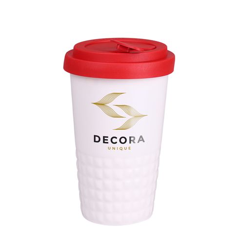 Mug Freedom Excellence Lock 280ml white/red Mug Freedom Excellence Lock 280ml white/red