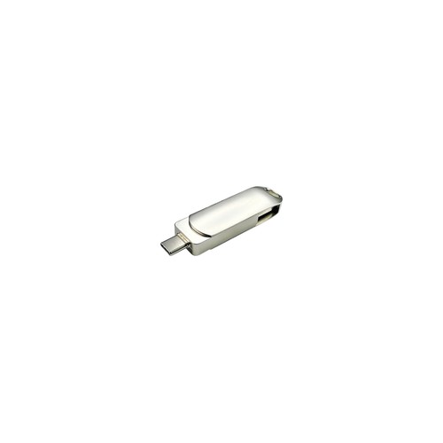 Clé USB 2en1 OTG 12 USB 2.0 Flash Disk 32 Go Argent Clé USB 2en1 OTG 12 USB 2.0 Flash Disk 32 Go Argent