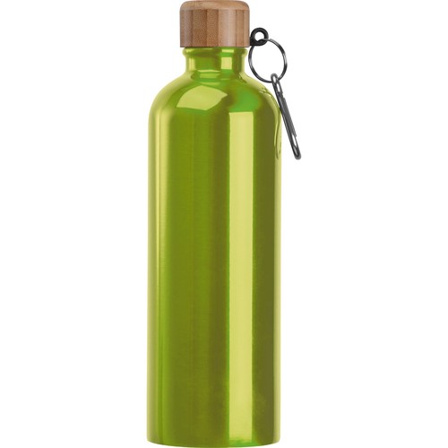 Botella de acero inoxidable con mosquetón, 750 ml Botella de acero inoxidable con mosquetón, 750 ml