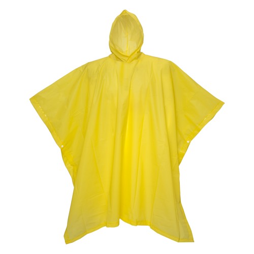 Poncho impermeable de PEVA reciclado. Embutido en bolsa de PET reciclado Poncho impermeable de PEVA reciclado. Embutido en bolsa de PET reciclado