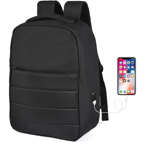 300D RPET ANTI-THEFT RPET RUCKSACK WITH USB CHARGE PORT 300D RPET ANTI-THEFT RPET RUCKSACK WITH USB CHARGE PORT