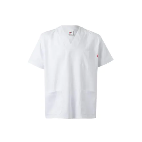 VL TLALOC. Twill tunic (190g/m²) with short sleeves, in polyester (65%) and cotton (35%)