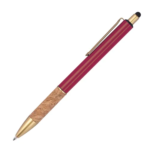 Ball pen with cork grip zone Ball pen with cork grip zone