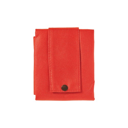 80 g/m2 non-woven fabric foldable shopping bag with gusset and short handles