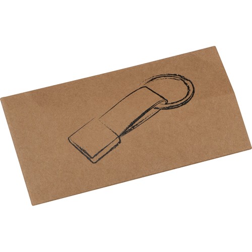 Sleutelhanger met kunstlederen bandje Sleutelhanger met kunstlederen bandje