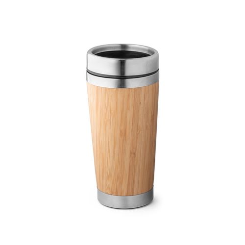 PIETRO. Vaso de viaje de bambú de 500 mL PIETRO. Vaso de viaje de bambú de 500 mL