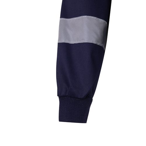 VL NEPTUNE. Two-tone twill jacket (210g/m²) in polyester (80%) and cotton (20%)