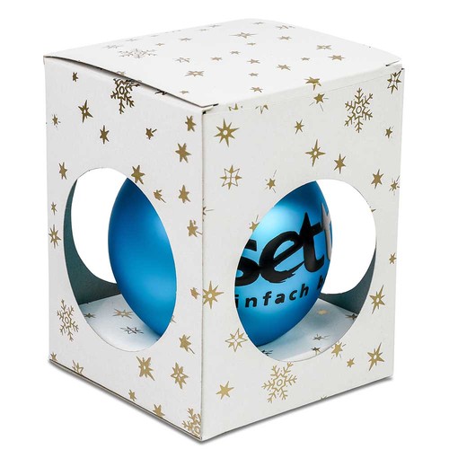 Traditional glass ball - shine-red #553 Traditional glass ball - shine-red #553