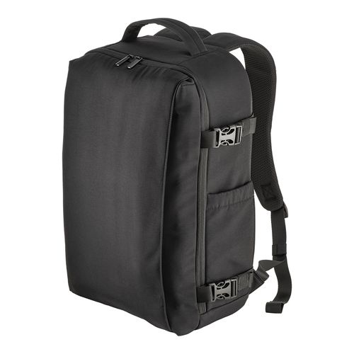 Travel backpack with laptop compartment 15 inch in nylon taslon