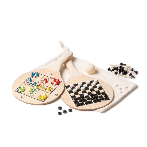 Set of beach paddle games with ball, contained in Ruta Set of beach paddle games with ball, contained in Ruta