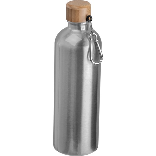 Gourde en acier inoxydable avec mousqueton, 750ml Gourde en acier inoxydable avec mousqueton, 750ml