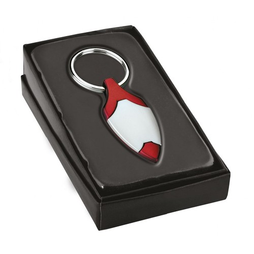 KEYCHAIN SHIELD SATIN / RED