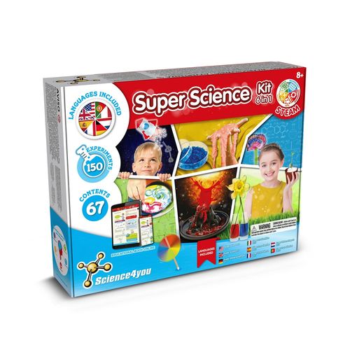 6 in 1 Super Science Kit I. Educatief spel voor kinderen 6 in 1 Super Science Kit I. Educatief spel voor kinderen