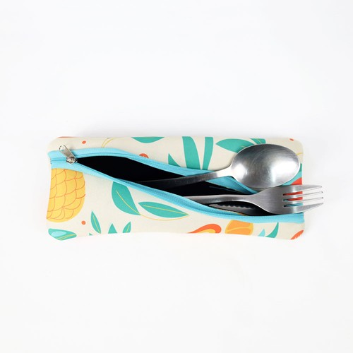 BOLSA PARA CUBIERTOS DE NEOPRENO PERSONALIZABLE BOLSA PARA CUBIERTOS DE NEOPRENO PERSONALIZABLE