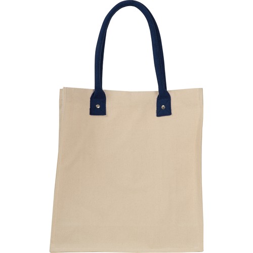 Canvas shopper with long handles Canvas shopper with long handles