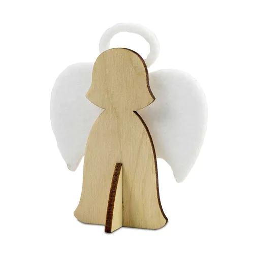 Felt Christmas-card - standard design - angel Felt Christmas-card - standard design - angel