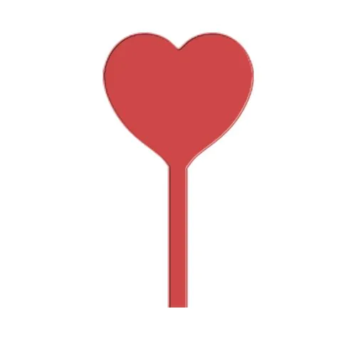 AGITATEUR COCKTAIL COEUR SPATULE 190 mm