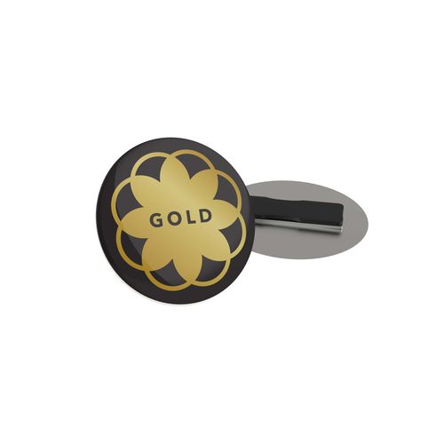 Badge Megan, Round, 50 mm, Magnet, Doming in full color