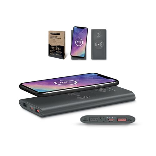 BATTERIE EXTERNE Li-po 8000 mAh ET CHARGEUR PAR INDUCTION 15W BATTERIE EXTERNE Li-po 8000 mAh ET CHARGEUR PAR INDUCTION 15W