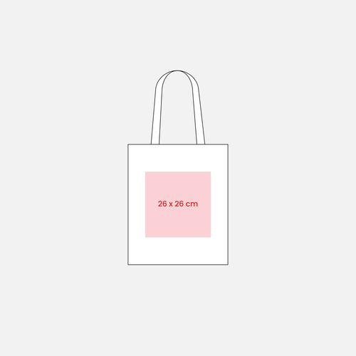 220 g/m2 cotton/polyester shopping bag, long handle 220 g/m2 cotton/polyester shopping bag, long handle