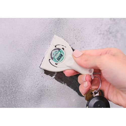 Coin and Ice Scraper Keyring - Recycled