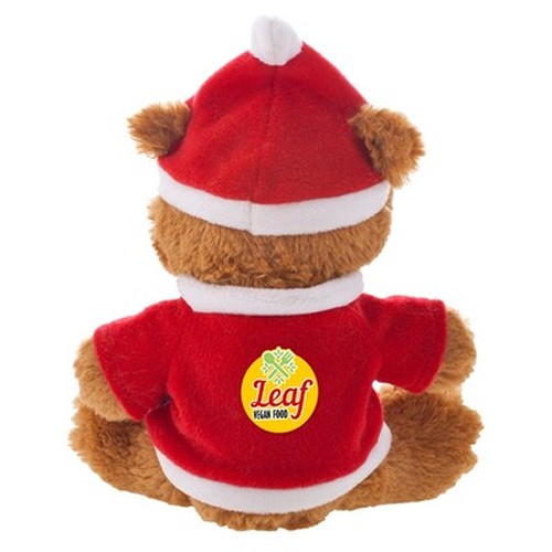 Teddybär mit Weihnachtsmann-Kleidung | Santi Teddybär mit Weihnachtsmann-Kleidung | Santi