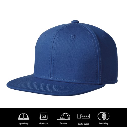 Original Snap Back Flat Visor Cap Original Snap Back Flat Visor Cap