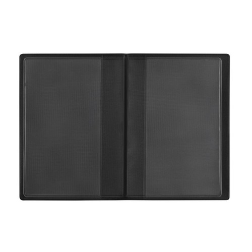 CreativDesign® Pochette pour carte d'identité "4-fold" velours noir CreativDesign® Pochette pour carte d'identité "4-fold" velours noir