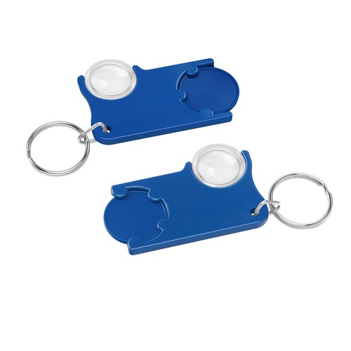 Chip holder with 1€ chip and magnifier