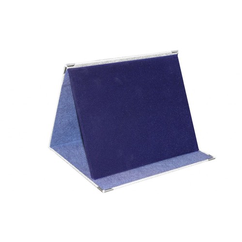ASTUCCIO PORTATARGA ARGENTO BLU  23X18CM