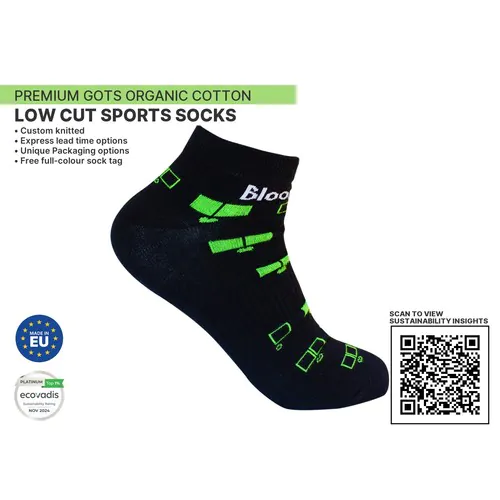 Premium ORGANIC Low Cut Sports by KINGLY Socks Premium ORGANIC Low Cut Sports by KINGLY Socks