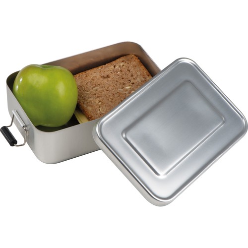 Aluminium lunch box with closure Aluminium lunch box with closure