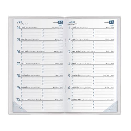 AGENDA 15 J PVC STANDARD